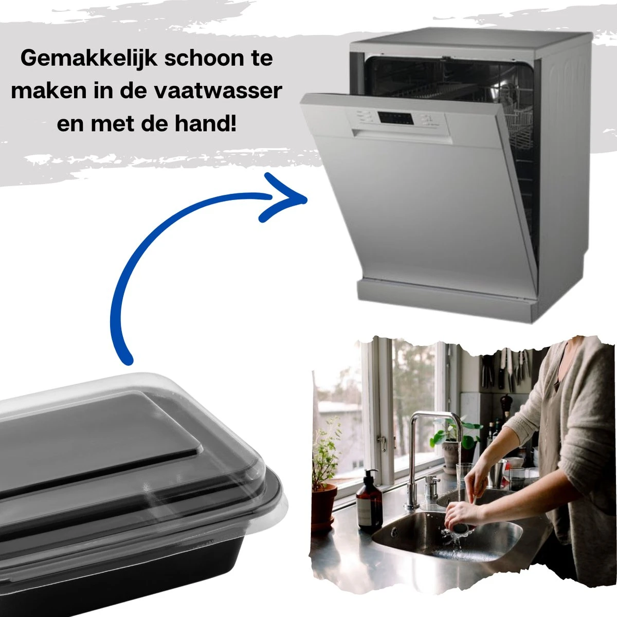 Meal Prep Bakjes - 10 Stuks - 1 Compartiment - Lunchbox - Diepvriesbakjes - Vershoudbakjes - Plastic Bakjes Met Deksel - Magnetron Bakjes Met Deksel - Meal Prep - Vershouddoos - 1L - BPA Vrij 6 Meal Prep Bakjes - 10 Stuks - 1 Compartiment - Lunchbox - Diepvriesbakjes - Vershoudbakjes - Plastic Bakjes Met Deksel - Magnetron Bakjes Met Deksel - Meal Prep - Vershouddoos - 1L - BPA Vrij - Afbeelding 6