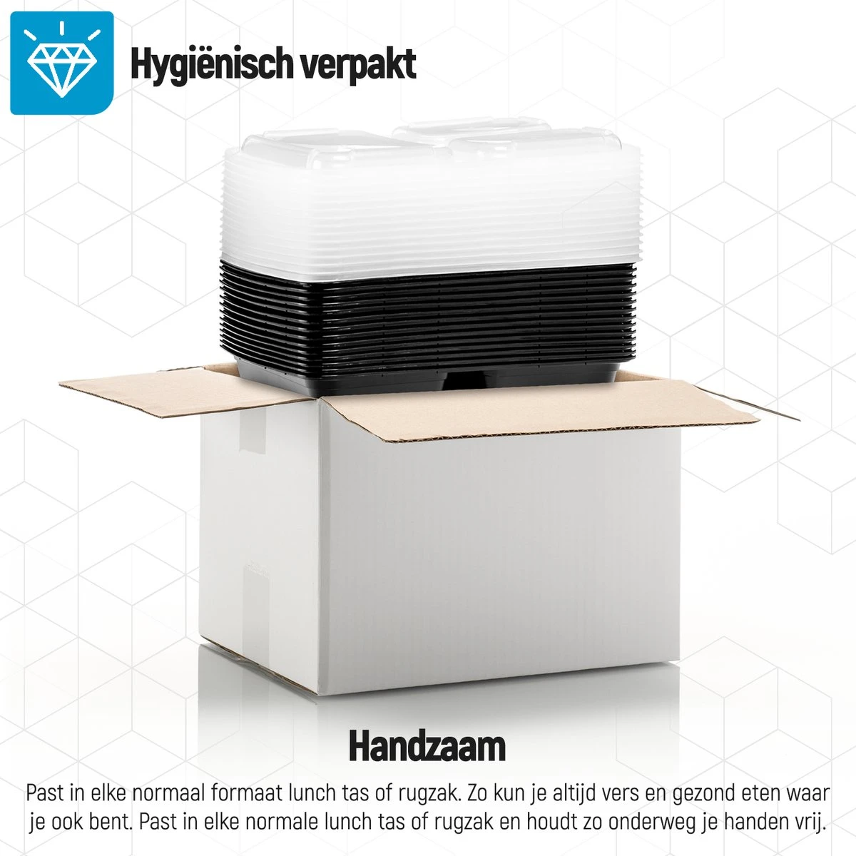 Meal Prep Bakjes - 10 Stuks - 3 Compartimenten - Lunchbox - Diepvriesbakjes - Vershoudbakjes - Plastic Bakjes Met Deksel - Magnetron Bakjes Met Deksel - Meal Prep - Vershouddoos - 1L - BPA Vrij – Fitcrafters 6 Meal Prep Bakjes - 10 Stuks - 3 Compartimenten - Lunchbox - Diepvriesbakjes - Vershoudbakjes - Plastic Bakjes Met Deksel - Magnetron Bakjes Met Deksel - Meal Prep - Vershouddoos - 1L - BPA Vrij – Fitcrafters - Afbeelding 6