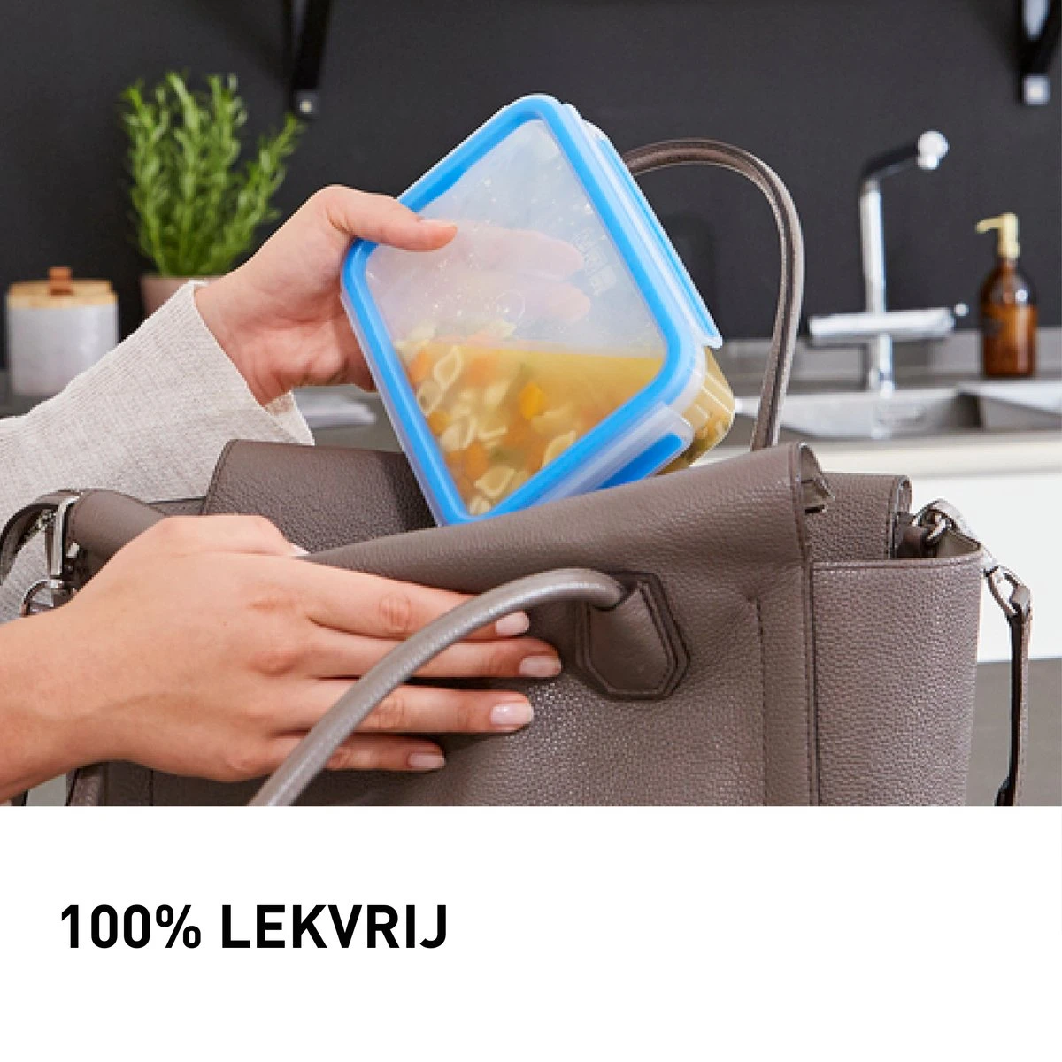 Tefal MasterSeal Fresh Vershoudbakjes - 3-delige Mealprep Set - 3x 0.55L - Blauw 10 Tefal MasterSeal Fresh Vershoudbakjes - 3-delige Mealprep Set - 3x 0.55L - Blauw - Afbeelding 10