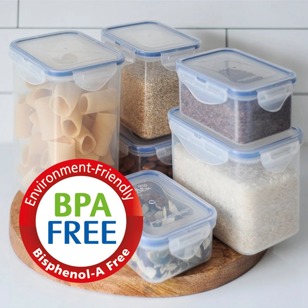 Lock&Lock Vershouddoos - Bewaardoos Voedsel - Voorraadpot - Set Van 2 Stuks - Voor Spaghetti/Pasta - 2 Liter - Transparant 3 Lock&Lock Vershouddoos - Bewaardoos Voedsel - Voorraadpot - Set Van 2 Stuks - Voor Spaghetti/Pasta - 2 Liter - Transparant - Afbeelding 3