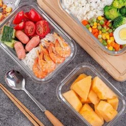 VMCA Glazen Vershoudbakjes Voor Vriezer Oven En Magnetron - 9 Bakjes -Mepal Shop 1200x1200 1152