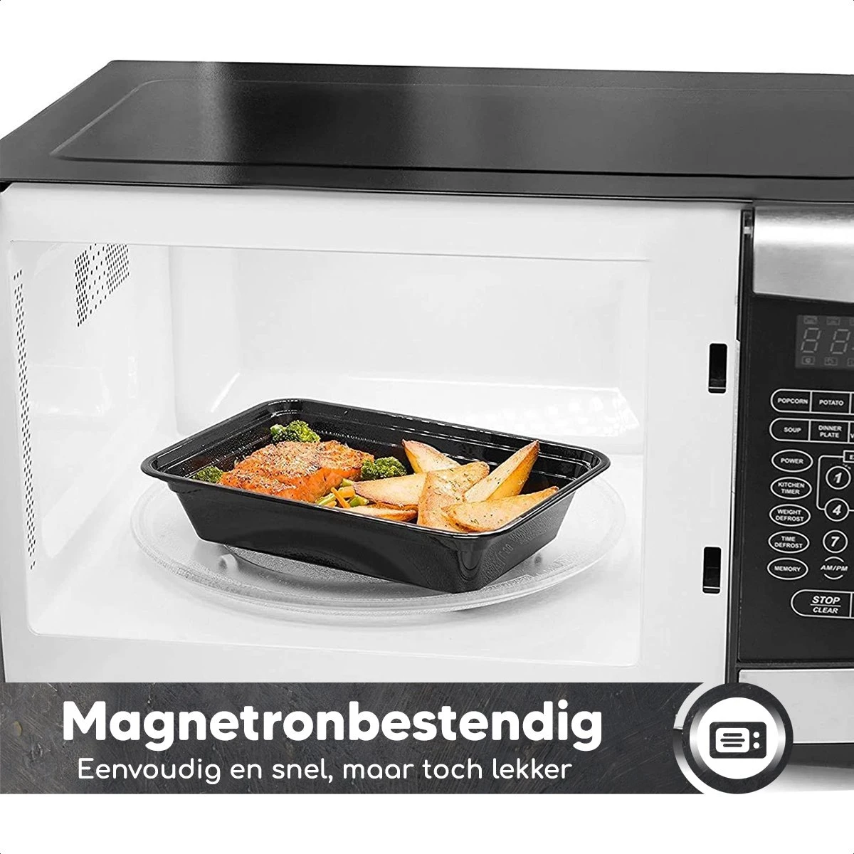 Bablue Meal Prep Bakjes - 7 Stuks - Met 7 Extra Dressingsbakjes - Vershoudbakjes Set Met Deksel - Plastic Bakjes Met Deksel - Lunchbox - Diepvriesbakjes - Bewaardozen Met Deksel - Geschikt Voor Diepvries Magnetron Vaatwasser - In Elkaar Te Stapelen 7 Bablue Meal Prep Bakjes - 7 Stuks - Met 7 Extra Dressingsbakjes - Vershoudbakjes Set Met Deksel - Plastic Bakjes Met Deksel - Lunchbox - Diepvriesbakjes - Bewaardozen Met Deksel - Geschikt Voor Diepvries Magnetron Vaatwasser - In Elkaar Te Stapelen - Afbeelding 7