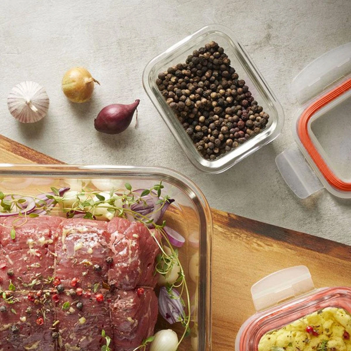 Lock&Lock Glazen Mini Vershoudbakjes - Glazen Bakjes Met Deksel - Ovenschaaltjes Met Deksel - Set Van 9 Stuks - 160 Ml 7 Lock&Lock Glazen Mini Vershoudbakjes - Glazen Bakjes Met Deksel - Ovenschaaltjes Met Deksel - Set Van 9 Stuks - 160 Ml - Afbeelding 7