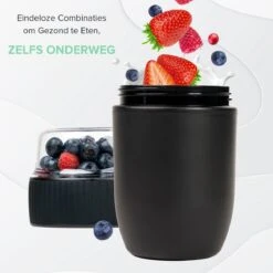 Coninx Yoghurtbeker To Go - Muesli Beker To Go - Lunchbeker - Mueslibeker 640ml (450ml+190ml) - Zwart 13 Coninx Yoghurtbeker To Go - Muesli Beker To Go - Lunchbeker - Mueslibeker 640ml (450ml+190ml) - Zwart -Mepal Shop 1200x1200 155