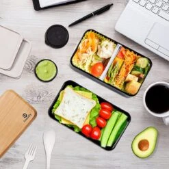 Sinnsally Bento Box Japans Voor Volwassenen/kinderen, Lunchbox Met Vakken, E Lunchboxen, Foodbox, Snackbox Met Onderverdelingen, Snackbox, Lunchsaladebox To Go -Mepal Shop 1200x1200 16