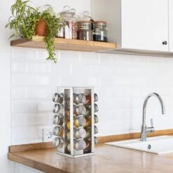 Pleasantwork Kruidenrek - Staand - Draaibaar - 20 Potjes 10 Pleasantwork Kruidenrek - Staand - Draaibaar - 20 Potjes -Mepal Shop 1200x1200 265