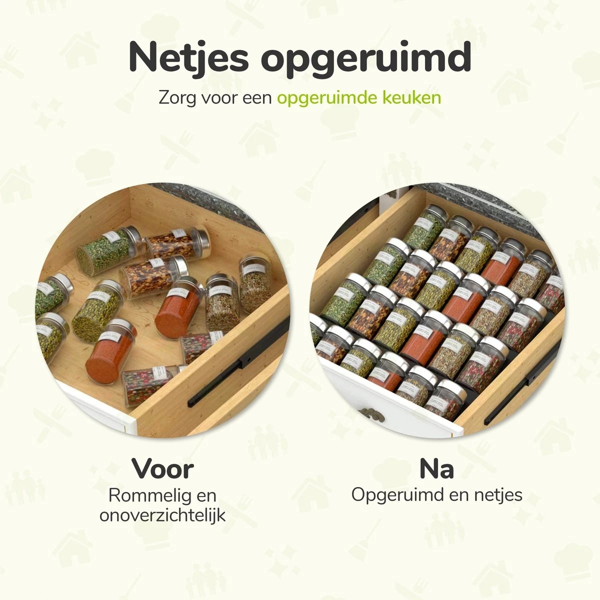 Kruidenrek Lade - Zwart - 4 Laags - Aluminium - Kruidenpotjes Opbergen 3 Kruidenrek Lade - Zwart - 4 Laags - Aluminium - Kruidenpotjes Opbergen - Afbeelding 3