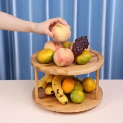 Merkloos Decopatent® Kruidenrek / Fruitschaal Bamboe - Rond - Kruiden Carrousel - Draaibaar - Staand Bamboe Specerijenrek Draaiplateau - Fruitrek 15 Merkloos Decopatent® Kruidenrek / Fruitschaal Bamboe - Rond - Kruiden Carrousel - Draaibaar - Staand Bamboe Specerijenrek Draaiplateau - Fruitrek -Mepal Shop 1200x1200 277