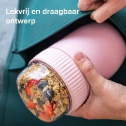 Coninx Thermos Lunchbox - Muesli Beker To Go - Isoleer Lunchpot - Yoghurtbeker To Go - Mueslibeker 840ml (600ml+240ml) - RVS / Roze 20 Coninx Thermos Lunchbox - Muesli Beker To Go - Isoleer Lunchpot - Yoghurtbeker To Go - Mueslibeker 840ml (600ml+240ml) - RVS / Roze -Mepal Shop 1200x1200 3