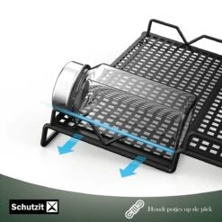 Schutzit - Kruidenrek Lade - Metaal - Zwart - 3 Lagen - Kruiden Organizer Liggend Ladeinzet 12 Schutzit - Kruidenrek Lade - Metaal - Zwart - 3 Lagen - Kruiden Organizer Liggend Ladeinzet -Mepal Shop 1200x1200 323