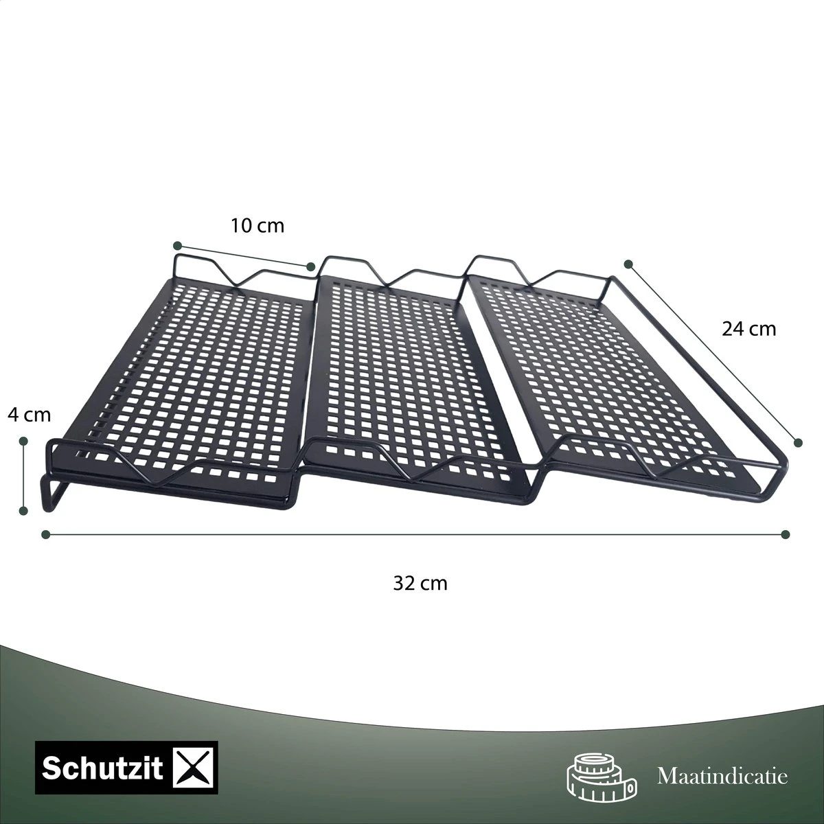 Schutzit - Kruidenrek Lade - Metaal - Zwart - 3 Lagen - Kruiden Organizer Liggend Ladeinzet 7 Schutzit - Kruidenrek Lade - Metaal - Zwart - 3 Lagen - Kruiden Organizer Liggend Ladeinzet - Afbeelding 7