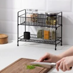 Navaris Stalen Kruidenrekje 2 Etages - Kruidenrek Staand - Rek Voor Kruidenpotjes En Glaasjes - Multifunctionele Organizer Voor Keuken En Badkamer 9 Navaris Stalen Kruidenrekje 2 Etages - Kruidenrek Staand - Rek Voor Kruidenpotjes En Glaasjes - Multifunctionele Organizer Voor Keuken En Badkamer -Mepal Shop 1200x1200 343