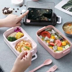 Lunchbox - Meal Prep Bakjes - Lunch Box Met Deksel - Meal Prep – Bento Box - Lunchtrommel Met Bestek Blauw 37 Lunchbox - Meal Prep Bakjes - Lunch Box Met Deksel - Meal Prep – Bento Box - Lunchtrommel Met Bestek Blauw -Mepal Shop 1200x1200 35