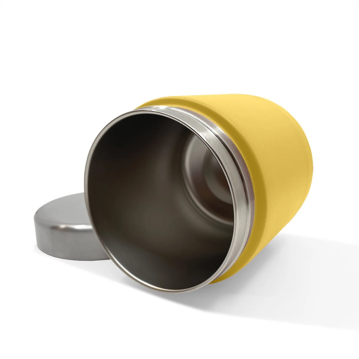 Smikkels Thermos Lunchbox - Lunchbakje - 350ml - Lunchpot - Koud Of Warm Eten Meenemen - Food Container - Geel 2 Smikkels Thermos Lunchbox - Lunchbakje - 350ml - Lunchpot - Koud Of Warm Eten Meenemen - Food Container - Geel - Afbeelding 2