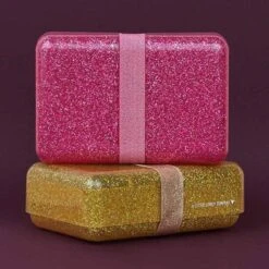 Lunch Box: Glitter - Roze | A Little Lovely Company -Mepal Shop 1200x1200 449