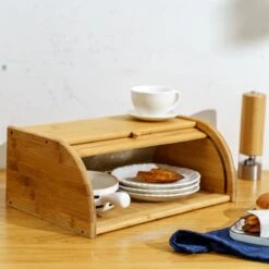 Merkloos Decopatent® Broodtrommel Met Rolluik - Bamboe Houten Brooddoos Met Schuifdeksel - Broodtrommel - Brood Bewaren En Vers Houden 13 Merkloos Decopatent® Broodtrommel Met Rolluik - Bamboe Houten Brooddoos Met Schuifdeksel - Broodtrommel - Brood Bewaren En Vers Houden -Mepal Shop 1200x1200 452