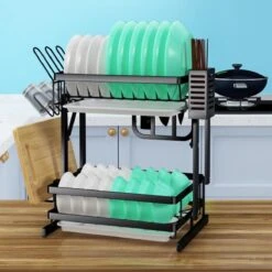 TammaT - Afdruiprek Met Lekbak 2 Laags – Inklapbaar - Afwasrek – Met 2 Lekbakken – Extra Accessories Voor Servies En Snijplanken - RVS - 38x35x26,5cm 16 TammaT - Afdruiprek Met Lekbak 2 Laags – Inklapbaar - Afwasrek – Met 2 Lekbakken – Extra Accessories Voor Servies En Snijplanken - RVS - 38x35x26,5cm -Mepal Shop 1200x1200 623