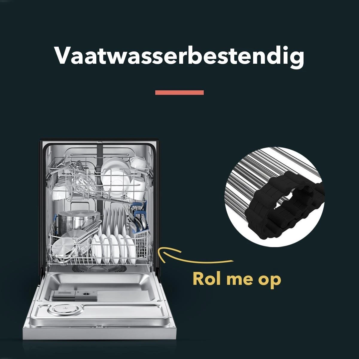 HYP. Afdruiprek Voor Afwas RVS - Pannen Rooster Hittebestendig - Afdruiprooster - Pannenonderzetter - Afkoelrooster - Camping - Rolmat 8 HYP. Afdruiprek Voor Afwas RVS - Pannen Rooster Hittebestendig - Afdruiprooster - Pannenonderzetter - Afkoelrooster - Camping - Rolmat - Afbeelding 8