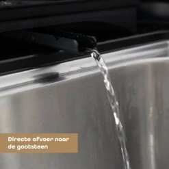 Baulk® - Afdruiprek - Afdruiprek Met Lekbak - Afwas - Droogrek Afwas - RVS - Bestekbak - Modern -Mepal Shop 1200x1200 756