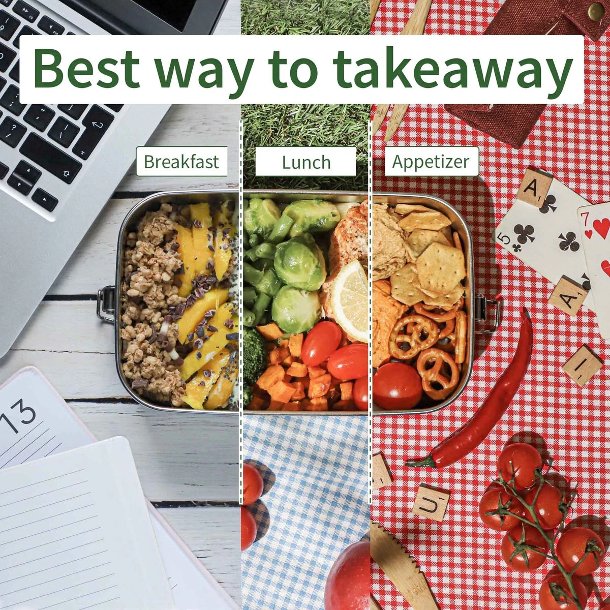 Roestvrij Staal Maaltijdbox 800 Ml| Lunch Box | Duurzaam | Beweegbare Afstandhouder | Broodtrommel Dishwasher | RVS Lunchbox Lekvrij | Stainless Steel Kleine Broodtrommel| Broodtrommel School | Bambaw 7 Roestvrij Staal Maaltijdbox 800 Ml| Lunch Box | Duurzaam | Beweegbare Afstandhouder | Broodtrommel Dishwasher | RVS Lunchbox Lekvrij | Stainless Steel Kleine Broodtrommel| Broodtrommel School | Bambaw - Afbeelding 7