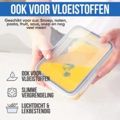Strex Vershoudbakjes - Meal Prep Bakjes - Plastic Diepvries Bakjes - Met Deksel - 18 Delige Set - BPA Vrije Magnetronbakjes 12 Strex Vershoudbakjes - Meal Prep Bakjes - Plastic Diepvries Bakjes - Met Deksel - 18 Delige Set - BPA Vrije Magnetronbakjes -Mepal Shop 1200x1200 838