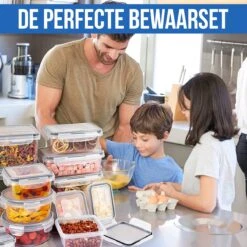 Strex Vershoudbakjes - Meal Prep Bakjes - Plastic Diepvries Bakjes - Met Deksel - 18 Delige Set - BPA Vrije Magnetronbakjes 16 Strex Vershoudbakjes - Meal Prep Bakjes - Plastic Diepvries Bakjes - Met Deksel - 18 Delige Set - BPA Vrije Magnetronbakjes -Mepal Shop 1200x1200 841