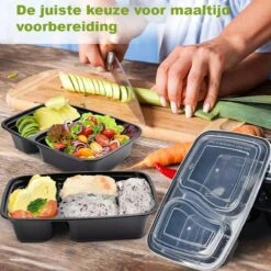 Meal Prep Bakjes - 20 Stuks - 2 Compartimenten - Vershoudbakjes - Meal Prep - 1L - Magnetron Bakjes Met Deksel - Vershouddoos 13 Meal Prep Bakjes - 20 Stuks - 2 Compartimenten - Vershoudbakjes - Meal Prep - 1L - Magnetron Bakjes Met Deksel - Vershouddoos -Mepal Shop 1200x1200 876