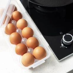 Lock&Lock Eierdoos - Eieropbergbox - Koelkast Organizer - Voor 12 Eieren - Transparant -Mepal Shop 1200x1200 881