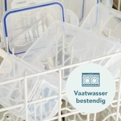 Lock&Lock Vershoudbakjes Set Met Deksel - Bewaardoos Kaas - Kaasdoos - Set Van 3 Stuks - 1,4 Liter - Met Vochtrooster - Transparant -Mepal Shop 1200x1200 951