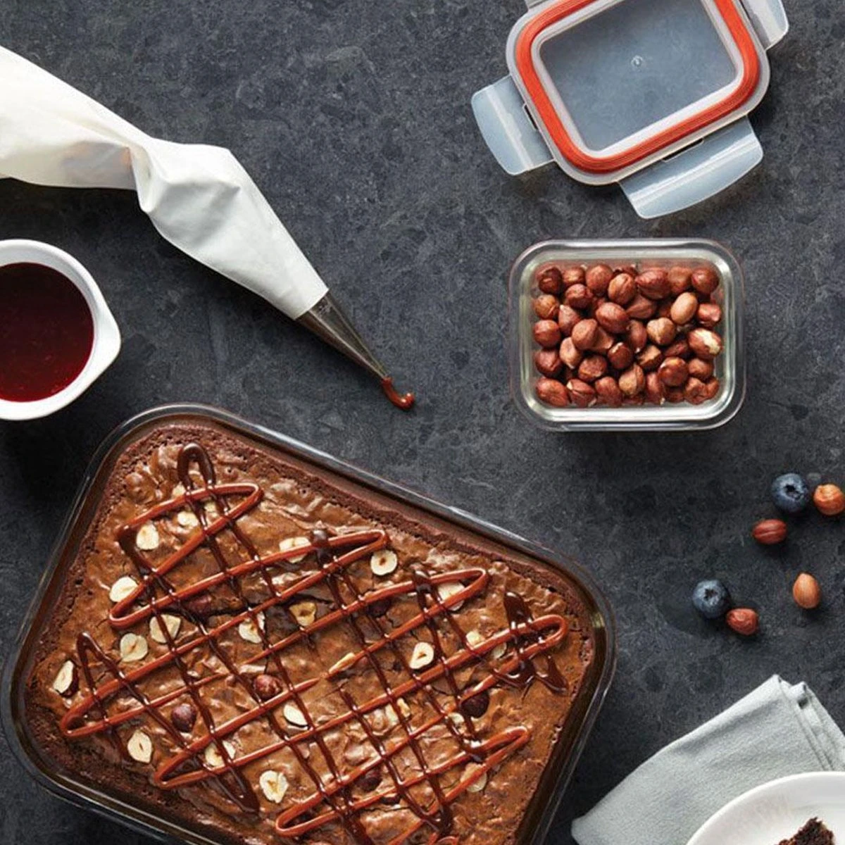 Lock&Lock Glazen (mini) Vershoudbakjes - Glazen Bakjes Met Deksel - Airfryer Bakjes - Set Van 4 Stuks - 160ml 6 Lock&Lock Glazen (mini) Vershoudbakjes - Glazen Bakjes Met Deksel - Airfryer Bakjes - Set Van 4 Stuks - 160ml - Afbeelding 6