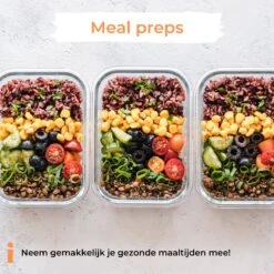 Formilo Meal Prep Bakjes - Lekvrije Vershoudbakjes - Diepvriesbakjes - Luchtdicht - BPA Vrij - Glas - 10 Stuks -Mepal Shop 1200x1200 974