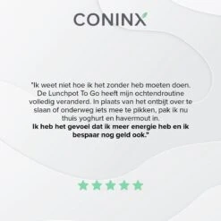 Coninx Yoghurtbeker To Go - Muesli Beker To Go - Lunchbeker - Mueslibeker 640ml ( 450ml+190ml ) - Blauw -Mepal Shop 1200x1200 99