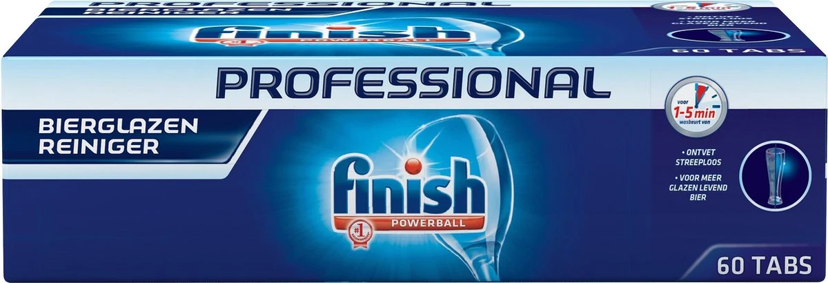 Finish Professional Bierglasreiniger 60 Tabs 2 Finish Professional Bierglasreiniger 60 Tabs - Afbeelding 2