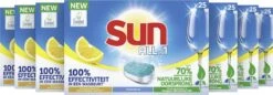 SUN® Sun All-In-1 Citroen Vaatwastabletten - 7 X 24 Tabletten - Voordeelverpakking 12 SUN® Sun All-In-1 Citroen Vaatwastabletten - 7 X 24 Tabletten - Voordeelverpakking -Mepal Shop 1200x417