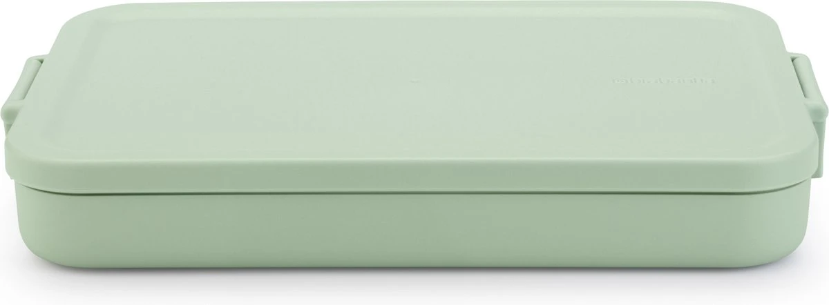 Brabantia Make & Take Lunchbox - Plat - Kunststof - Jade Green 1 Brabantia Make & Take Lunchbox - Plat - Kunststof - Jade Green