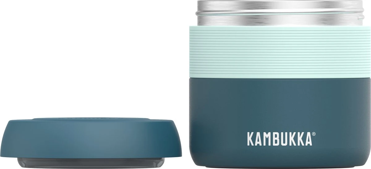 Kambukka Bora - Lunchbox - 400 Ml - Voedselcontainer Houdt 6 Uur Warm & 100 % Lekvrij - Deep Teal 5 Kambukka Bora - Lunchbox - 400 Ml - Voedselcontainer Houdt 6 Uur Warm & 100 % Lekvrij - Deep Teal - Afbeelding 5