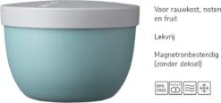 Mepal – Snackpot Ellipse 350 Ml – Praktische Snackbox Voor Onderweg – Wit - Mag In De Magnetron, Vriezer En Vaatwasser. -Mepal Shop 1200x557