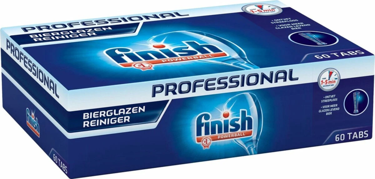 Finish Professional Bierglasreiniger 60 Tabs 1 Finish Professional Bierglasreiniger 60 Tabs