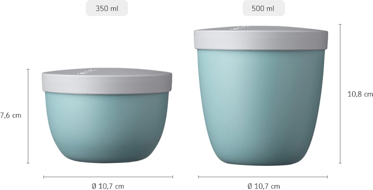 Mepal – Snackpot Ellipse 350 Ml – Praktische Snackbox Voor Onderweg – Nordic Pink - Mag In De Magnetron, Vriezer En Vaatwasser. 5 Mepal – Snackpot Ellipse 350 Ml – Praktische Snackbox Voor Onderweg – Nordic Pink - Mag In De Magnetron, Vriezer En Vaatwasser. - Afbeelding 5