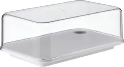 Mepal - Kaasstolp Modula - 2800 Ml - Wit - Inclusief Snijplank - Zicht Op Inhoud - Vershouddoos - Kaasbak