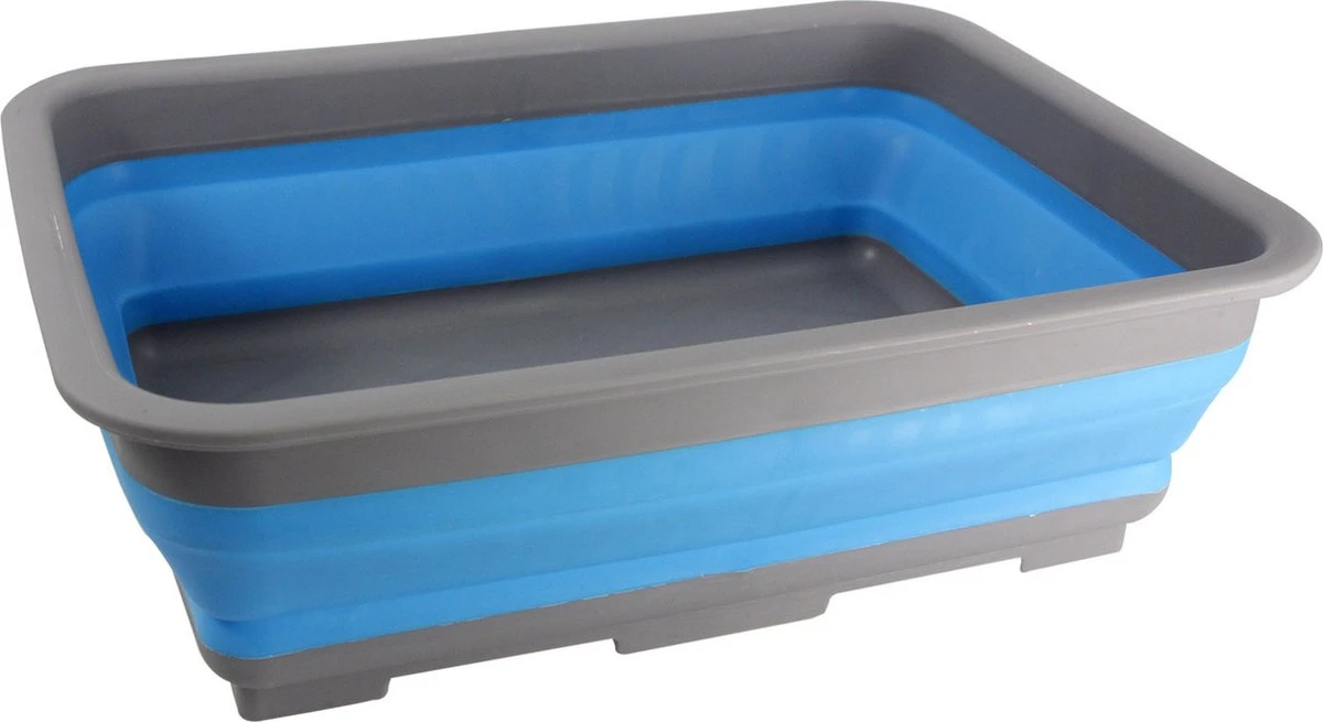 1x Grijs/blauwe Opvouwbare Afwasbak 37 X 28 Cm - Keukenbenodigdheden - Afwassen - Afwasbakken/afwasteilen/afdruiprekken Opvouwbaar 1 1x Grijs/blauwe Opvouwbare Afwasbak 37 X 28 Cm - Keukenbenodigdheden - Afwassen - Afwasbakken/afwasteilen/afdruiprekken Opvouwbaar
