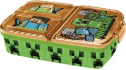 Mickey Mouse Minecraft Broodtrommel 3 Vakjes - 18x13 Cm - Brooddoos - Lunchbox -Mepal Shop 1200x664