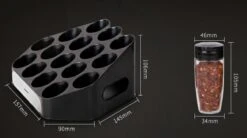 Merkloos Decopatent® Kruidenrek Incl. 16 Glazen Kruiden Potjes - Rvs Strooideksel - Staand Kruiden & Specerijen Rek - Kruidenpotjes Glas 14 Merkloos Decopatent® Kruidenrek Incl. 16 Glazen Kruiden Potjes - Rvs Strooideksel - Staand Kruiden & Specerijen Rek - Kruidenpotjes Glas -Mepal Shop 1200x669
