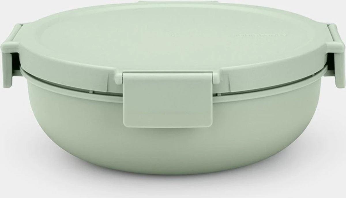 Brabantia Make & Take Salade Lunchbox - 1,3 L - Kunststof - Jade Green 13 Brabantia Make & Take Salade Lunchbox - 1,3 L - Kunststof - Jade Green - Afbeelding 13