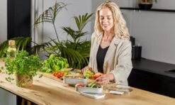 Homra Lunchbox STAQS Grey - Bento Box - 2 Laags Broodtrommel - 3 Compartimenten - Grijs - Lunch To Go - Duurzaam Kunststof - BPA Vrij - 3 Vaks Lunchtrommel Voor Volwassenen - Inclusief Bestek - Magnetron, Diepvries, Vaatwasser Bestendig - Vers Houden 28 Homra Lunchbox STAQS Grey - Bento Box - 2 Laags Broodtrommel - 3 Compartimenten - Grijs - Lunch To Go - Duurzaam Kunststof - BPA Vrij - 3 Vaks Lunchtrommel Voor Volwassenen - Inclusief Bestek - Magnetron, Diepvries, Vaatwasser Bestendig - Vers Houden -Mepal Shop 1200x720 16