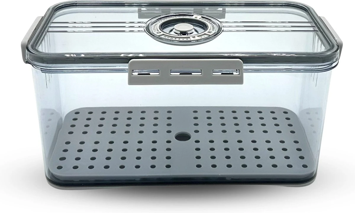 Zigla - Vershouddoos – Datumaanduiding – Voedselcontainer – Meal Prep – Fruitbakje – Vacuum Bewaardoos – Foodsaver 1 Zigla - Vershouddoos – Datumaanduiding – Voedselcontainer – Meal Prep – Fruitbakje – Vacuum Bewaardoos – Foodsaver