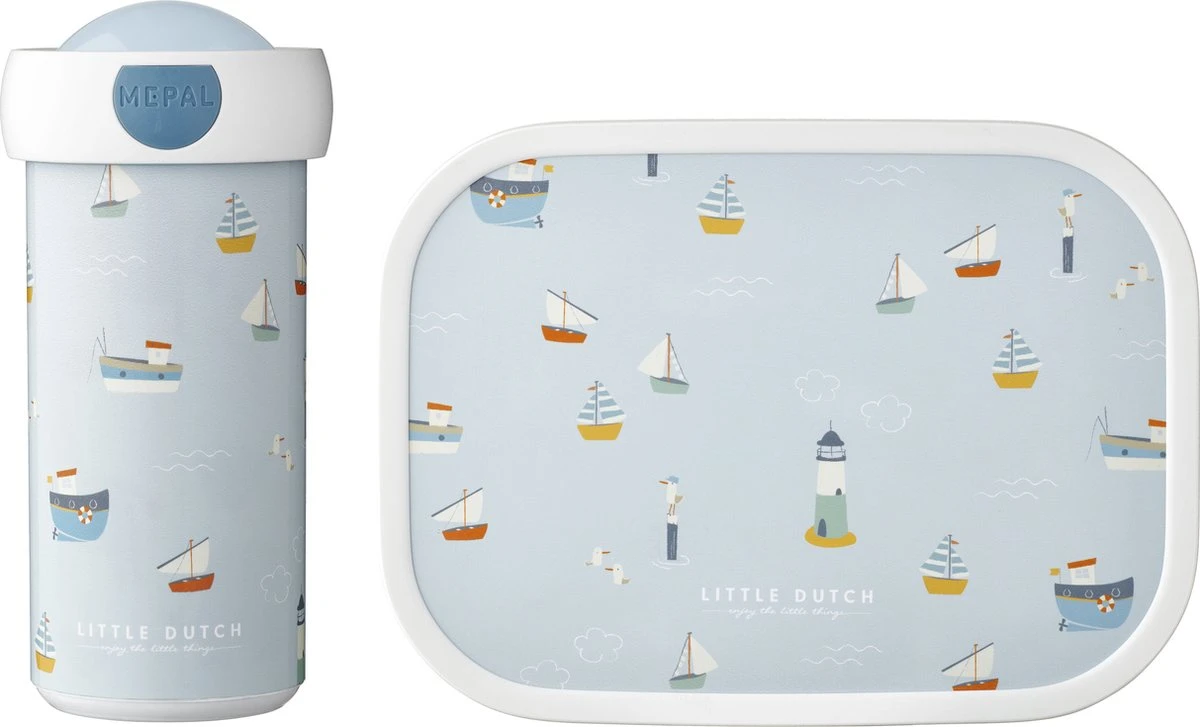 Mepal – Lunchset Campus (sb + Lb) – Schoolbeker En Broodtrommel Voor Kinderen – Sailors Bay – Bento Box 1 Mepal – Lunchset Campus (sb + Lb) – Schoolbeker En Broodtrommel Voor Kinderen – Sailors Bay – Bento Box