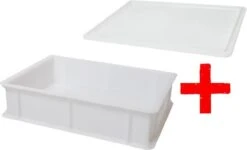 Congost - Deegbak / Bollenbak / Pizzabollenbak / Pizzadeegbak + DEKSEL - 30 X 40 X 9