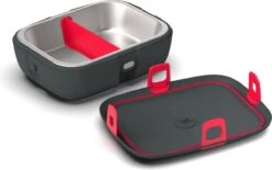 Faitron HeatsBox Style - Elektrische Lunchbox - Lunchbox Volwassenen - RVS - Verschillende Elektrische Compartimenten - 220V - Lunchtrommel Voor Warme Maaltijden -Mepal Shop 1200x752