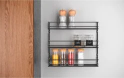 Tomado Metaltex - Pepito Kruidenrek - 3 Etages - Zwart - 36x8x31cm 7 Tomado Metaltex - Pepito Kruidenrek - 3 Etages - Zwart - 36x8x31cm -Mepal Shop 1200x756